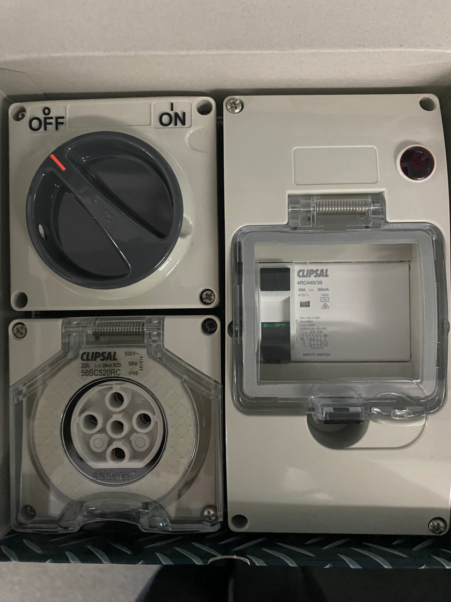 Clipsal - 56 Series RCD Protected Switched Socket Outlet