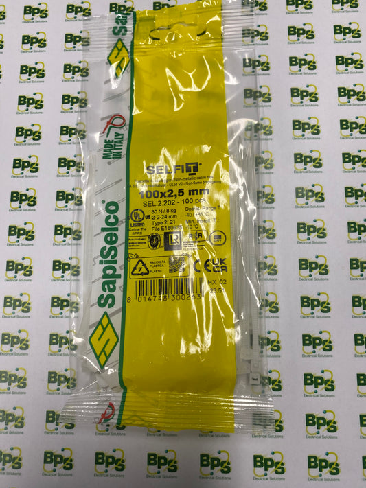 Cable Ties 100 x 2.5mm